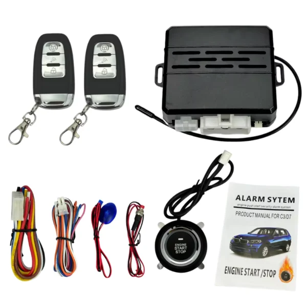 12V Car Push Button Start Stop System Keyless Entry