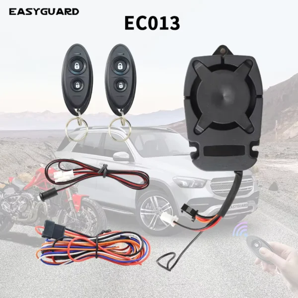 EASYGUARD DIY DC12V Car & Motorcycle Alarm System