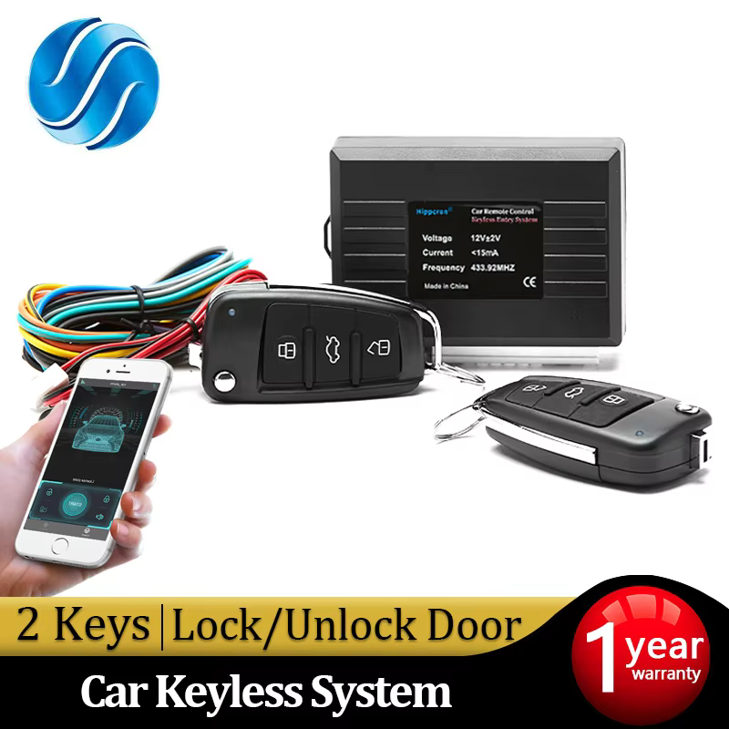 Car Remote Central Door Lock Keyless System with Remote Control