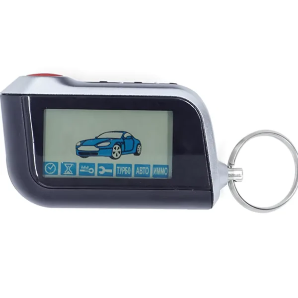 Starline A93 LCD Remote Control Keychain with Silicone Case