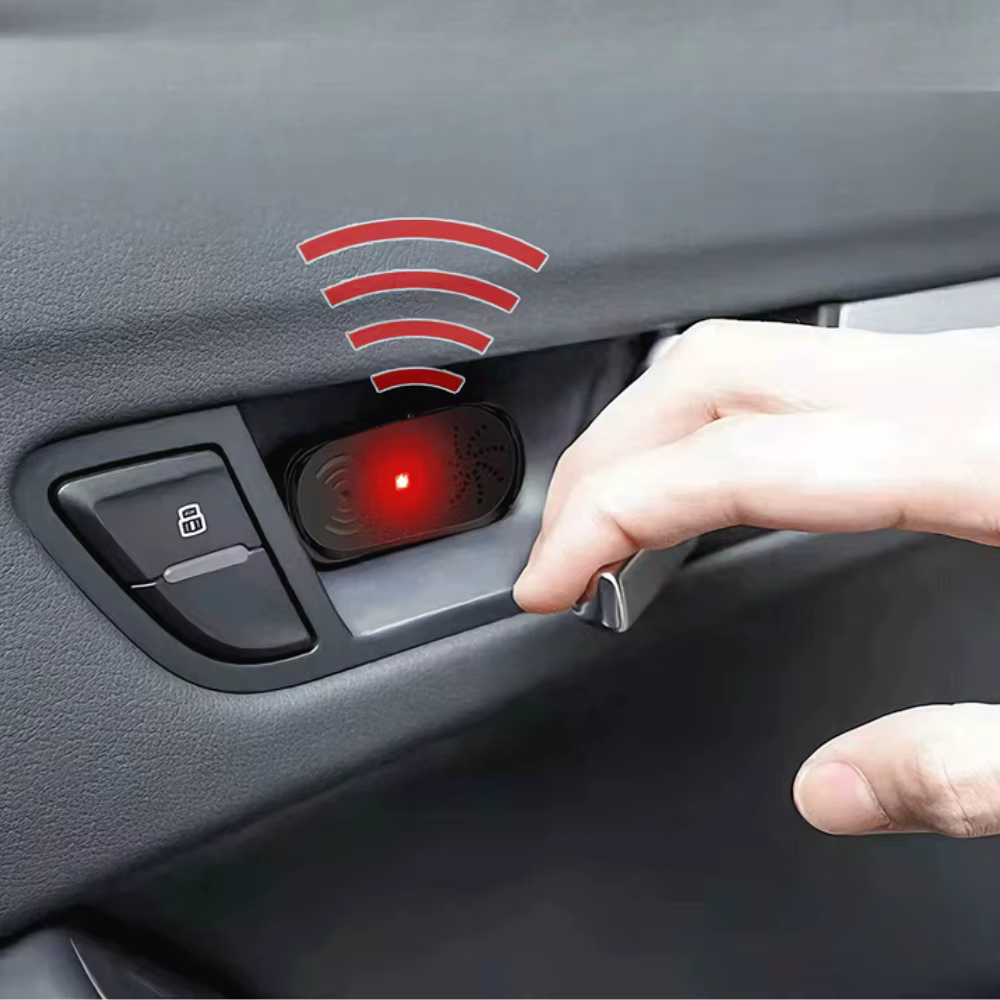 Car Door Opening Sensor Alarm with High Sensitivity Voice Alerts
