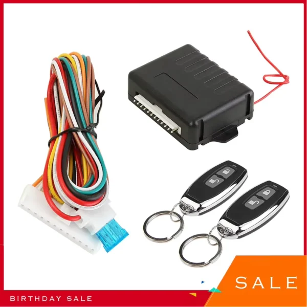 Universal Car Remote Central Door Lock Keyless System Kit