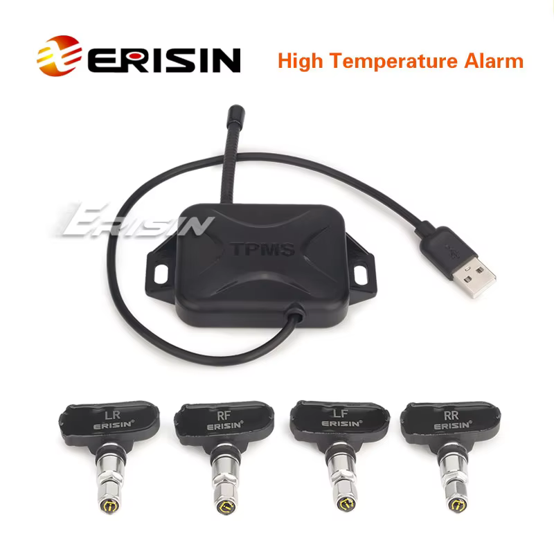 Erisin ES342 USB TPMS 4 Internal Sensor Tire Pressure Monitor