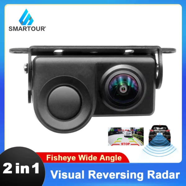 SMARTOUR 2-in-1 Car Parking Sensor and Backup Camera