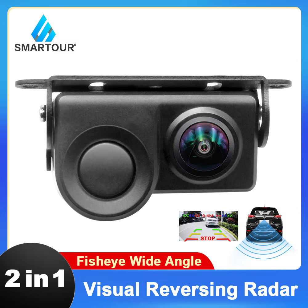 SMARTOUR 2-in-1 Car Parking Sensor and Backup Camera