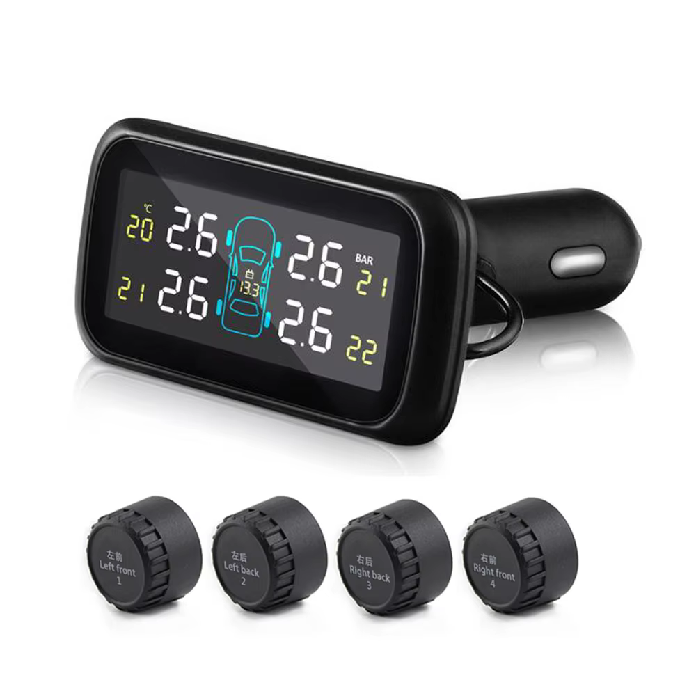 U903 Wireless TPMS with 4 External Tire Sensors