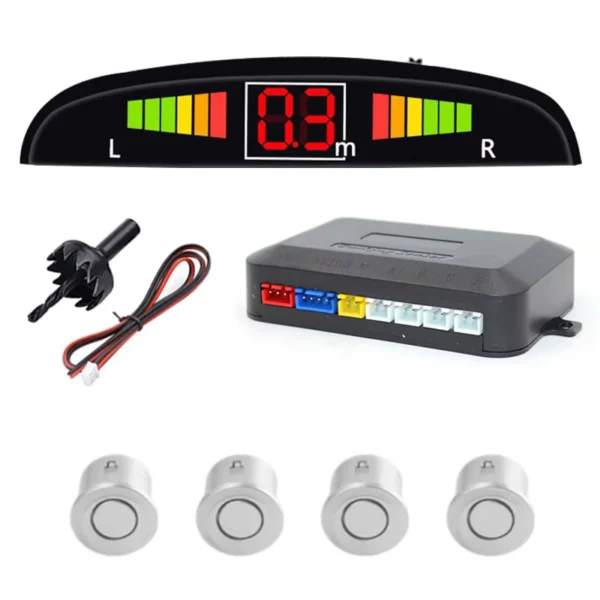 Car LED Digital Screen Parking Sensor Kit with 4 Sensors