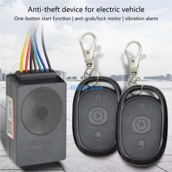 37JE Anti-Theft Alarm System for Electric Bikes