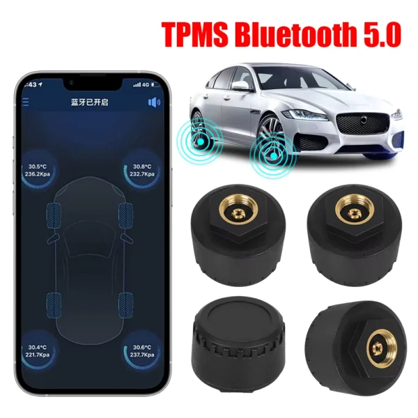 Bluetooth 5.0 Car Tire Pressure Monitoring System