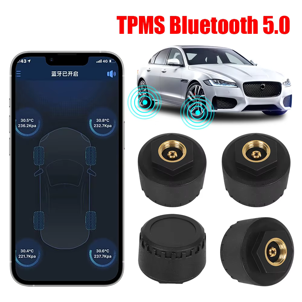 Bluetooth 5.0 Car Tire Pressure Monitoring System