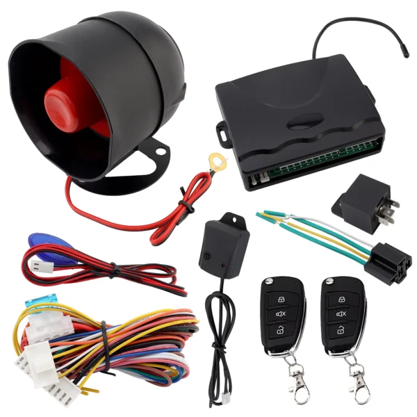Universal 12V Car Alarm Keyless Entry Security System