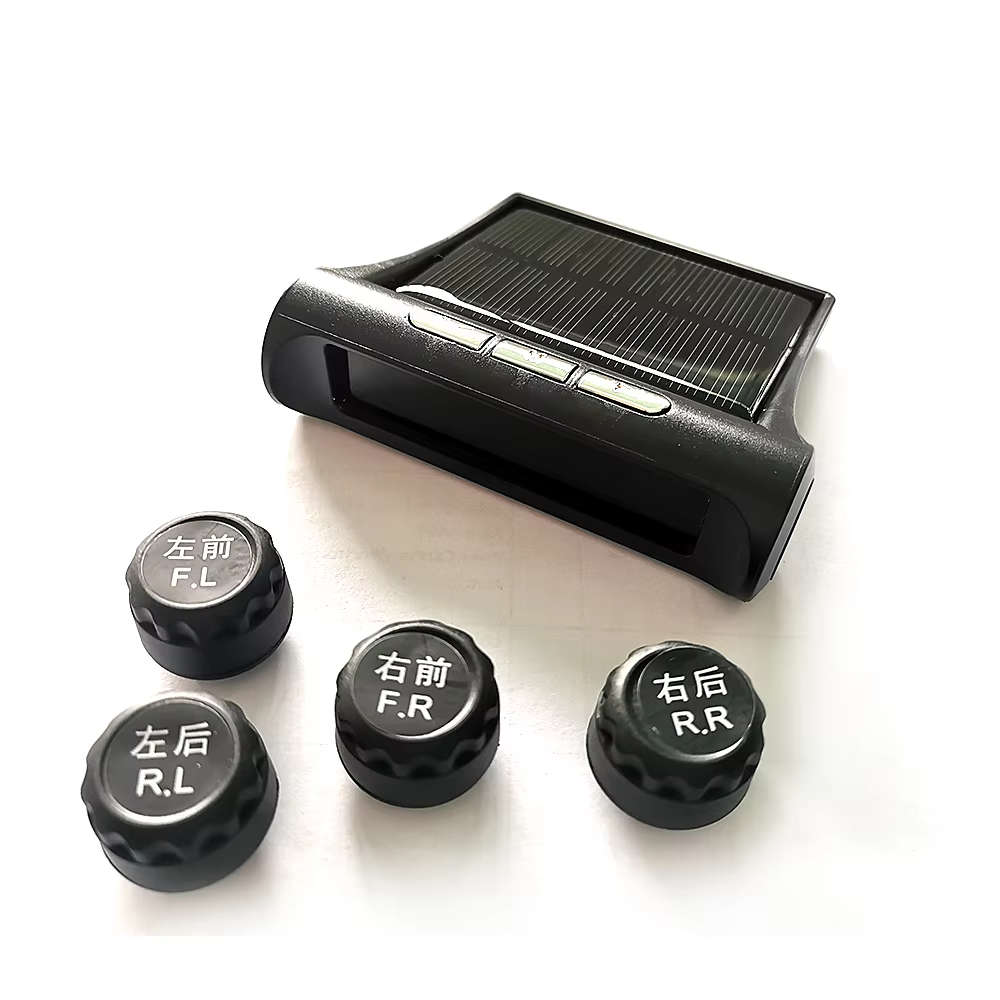 Smart Solar TPMS Tire Pressure Monitoring System LCD Display
