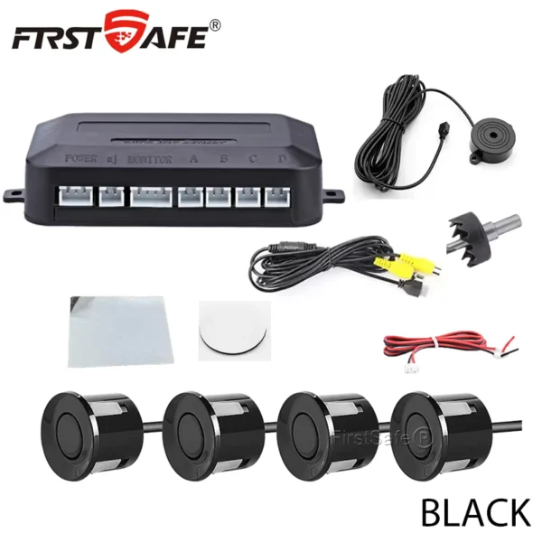 FirstSafe CVBS AHD 4 Sensors Car Reverse Radar System