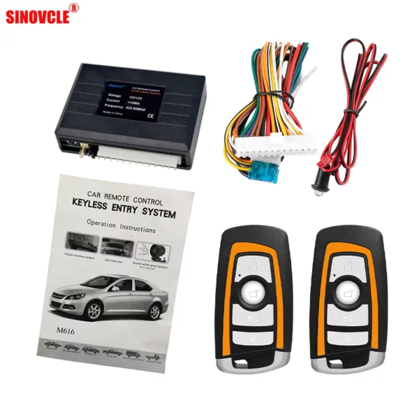 Universal Car Keyless Entry Central Lock Kit 12V