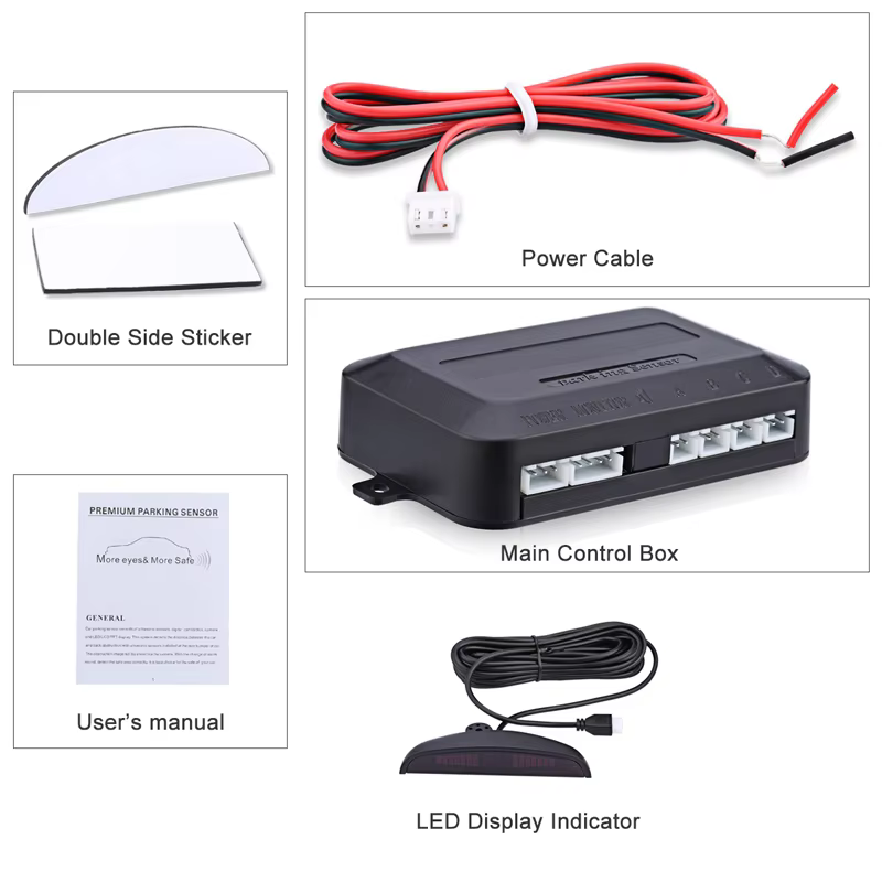 YASOKRO LED Parking Sensor Controller Display 12V-24V