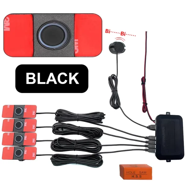 First Safe Car Parking Sensor Kit 4 Sensors 13mm Flat