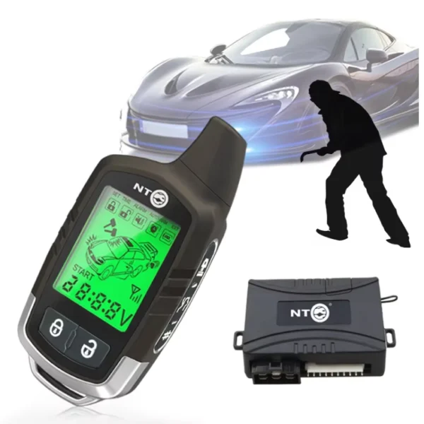 NTO Two Way Car Alarm System with Remote Starter Kit