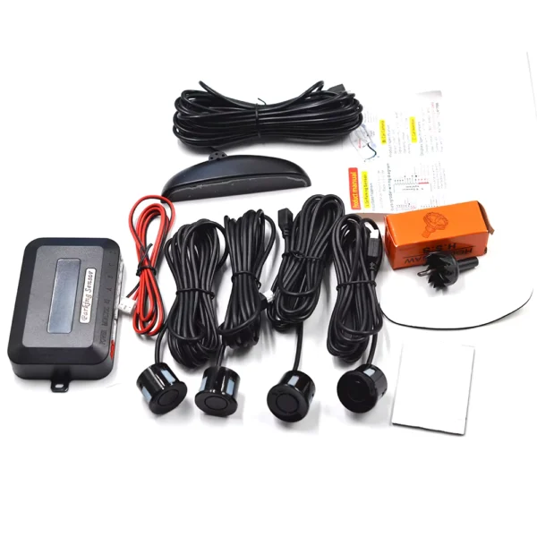 Car Parktronic LED Parking Sensor Wired with 4 Ultrasonic Sensors