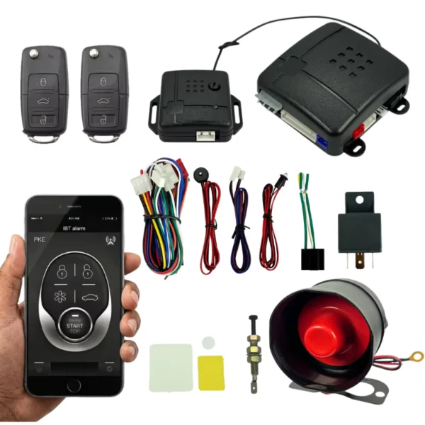 Universal 12V Bluetooth Car Alarm System with APP Control