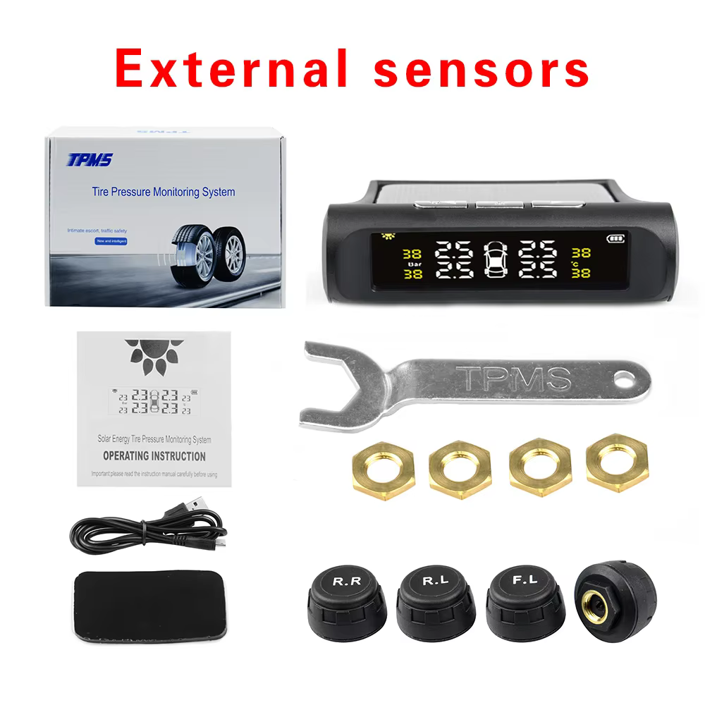Solar Powered Tire Pressure Monitoring System TPMS