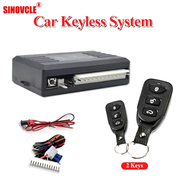 Universal Car Keyless Entry System with Remote Control