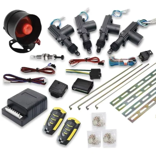 Car Remote Keyless Entry & Anti-Theft Alarm Kit 4 Doors