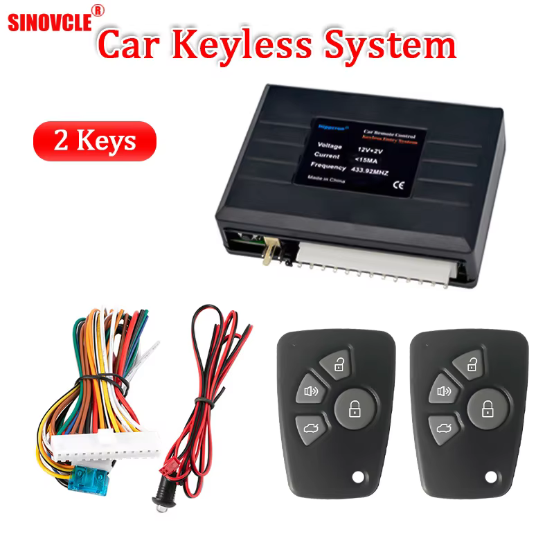 Universal Remote Central Lock Car Alarm System Kit