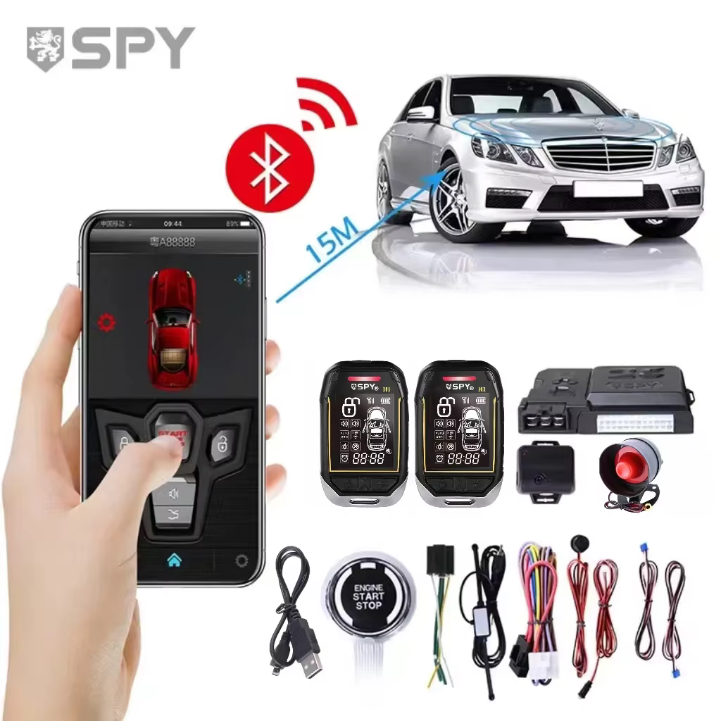 SPY Two-Way Car Alarm System with Keyless Entry & Remote Start