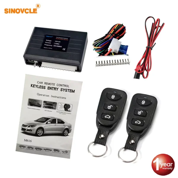 Car Remote Central Door Lock Keyless System with Auto Lock