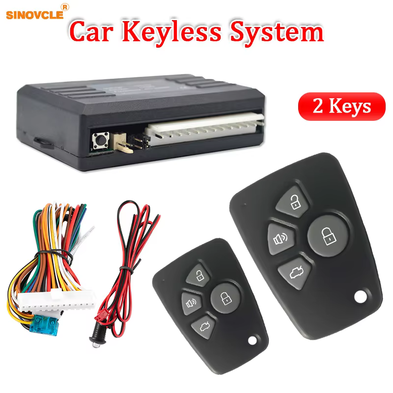 Universal Car Remote Central Door Lock Kit with LED