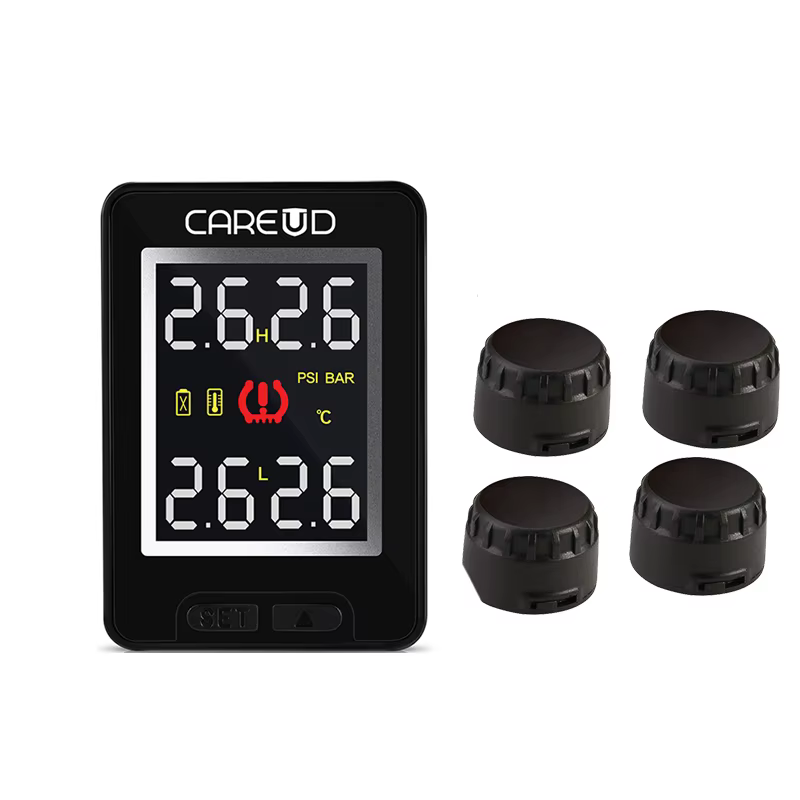 CARUED Wireless TPMS with 4 Sensors for Honda U912