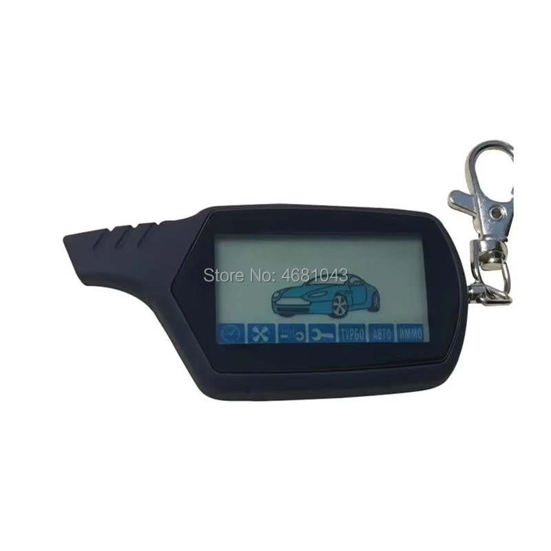 A91 Two-Way LCD Remote Key Fob for Russian Car Alarm