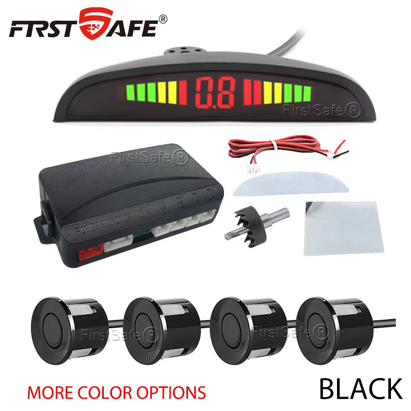 FirstSafe Universal Car Parking Sensor Kit with LED Display