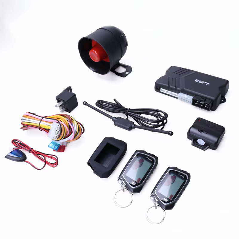 SPY Two Way Car Alarm System with LCD Remote & Engine Start