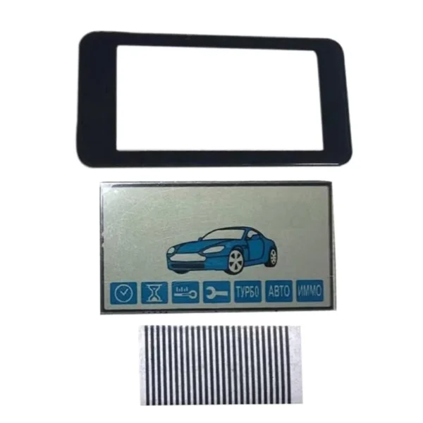 E90 LCD Screen Flex Cable Keychain Case for Starline Car Alarms