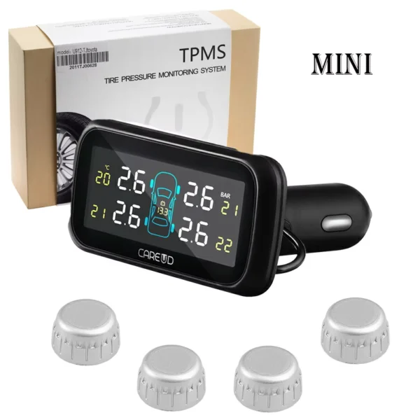 CAREUD U903 Wireless TPMS with 4 Mini External Sensors