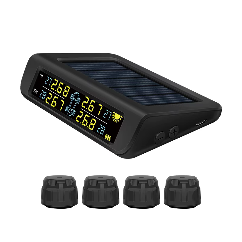 CAREUD Solar TPMS with 4 Internal or External Sensors