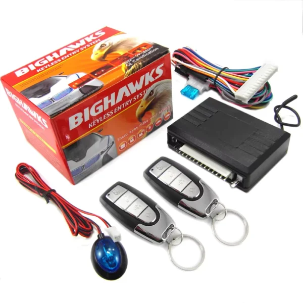Universal Car One-Way Alarm & Keyless Entry System 12V