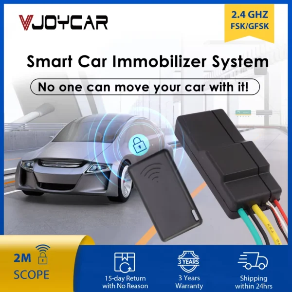 2.4GHz RFID Car Immobilizer Wireless Engine Lock System