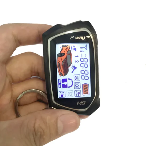 SPY Two Way Car Alarm System with LCD Remote Start