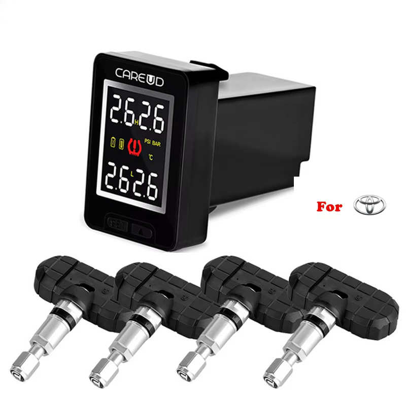 CAREUD TPMS U912 Wireless Tire Pressure Monitor for Toyota 4