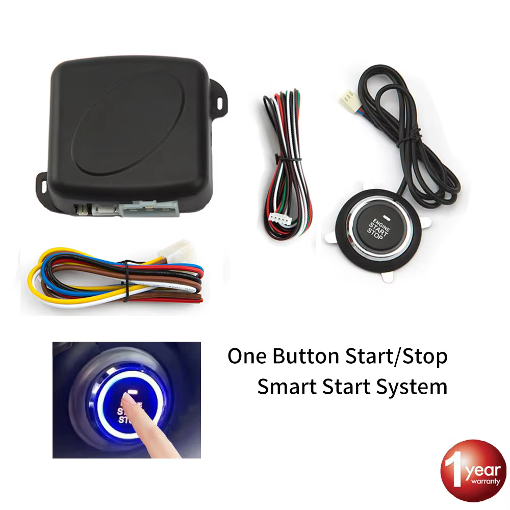 Car Remote Engine Starter Button Alarm System Kit
