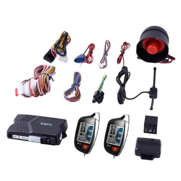 SPY Two-Way LCD Remote Car Alarm with Remote Starter