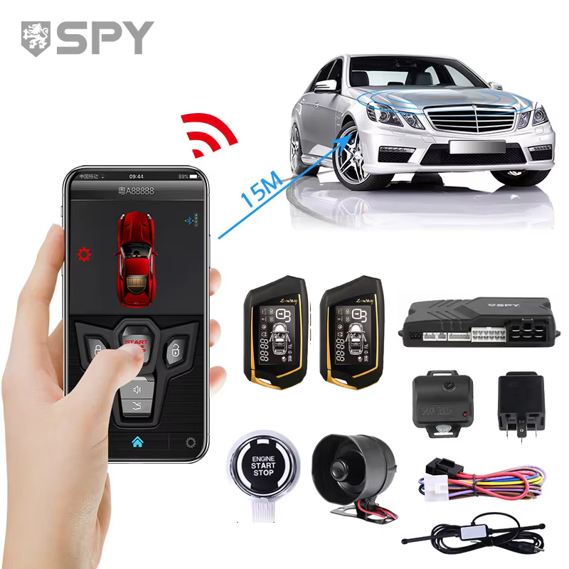 SPY 2-Way Car Alarm System with Remote Start & PKE