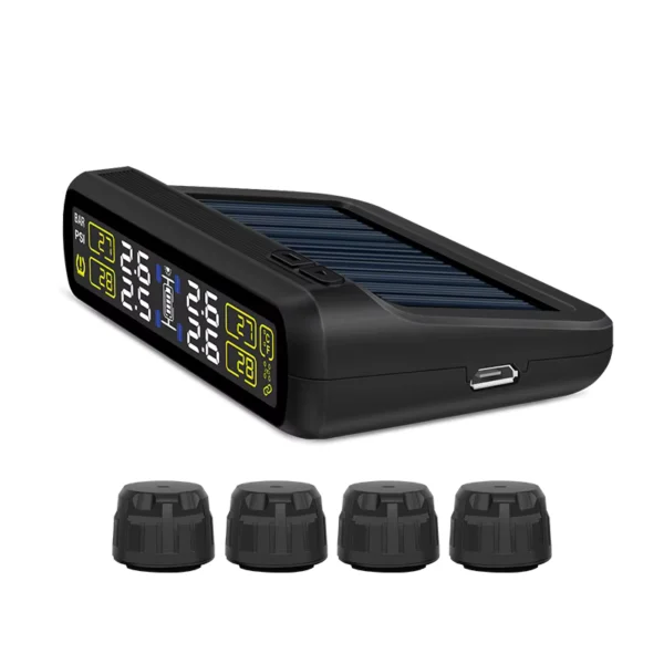 CAREUD Solar Wireless Tire Pressure Monitoring System TPMS