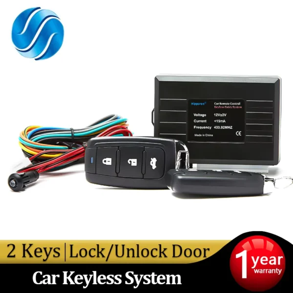 Car Remote Central Door Lock System with Keyless Remote