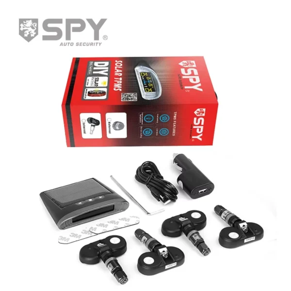 SPY Solar Wireless TPMS with 4 Internal Sensors