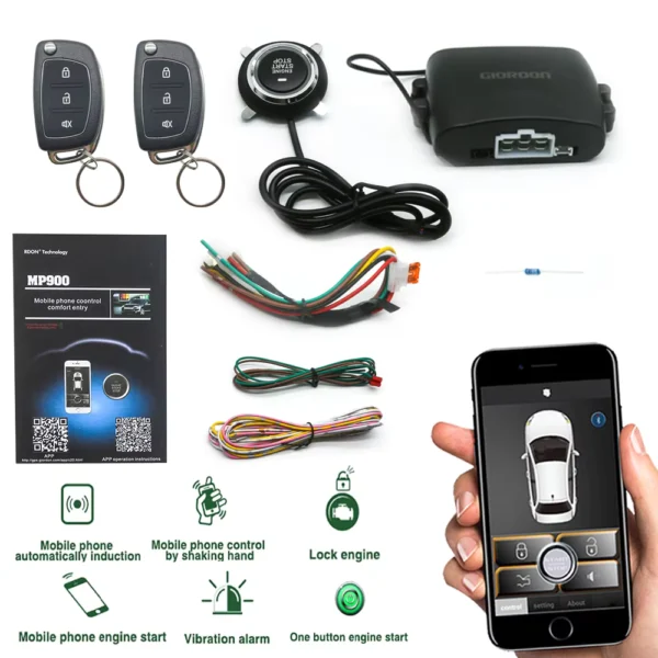 GIORDON 2025 Car Keyless Entry & Remote Start System