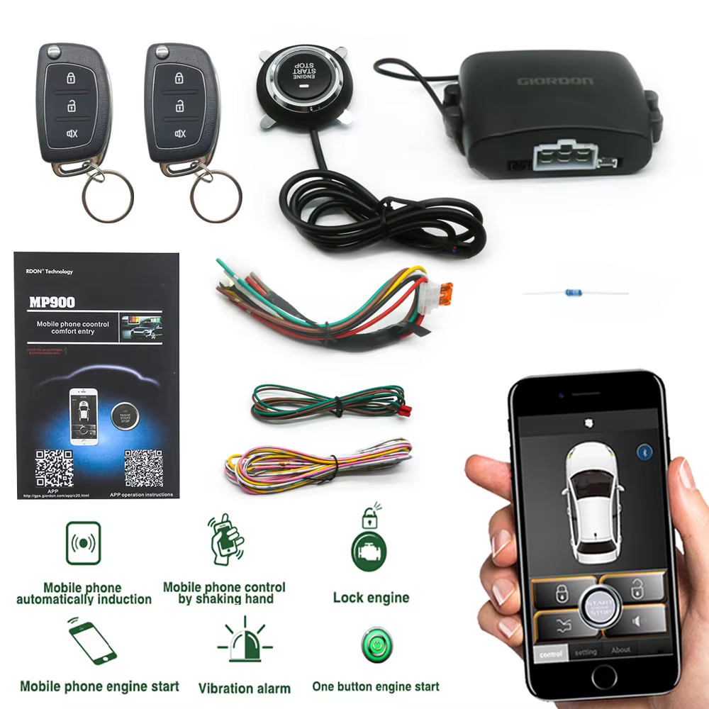 GIORDON 2025 Car Keyless Entry & Remote Start System