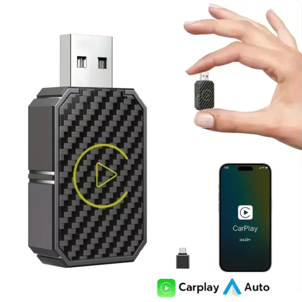 Wireless Carbon Fiber CarPlay & Android Auto Adapter
